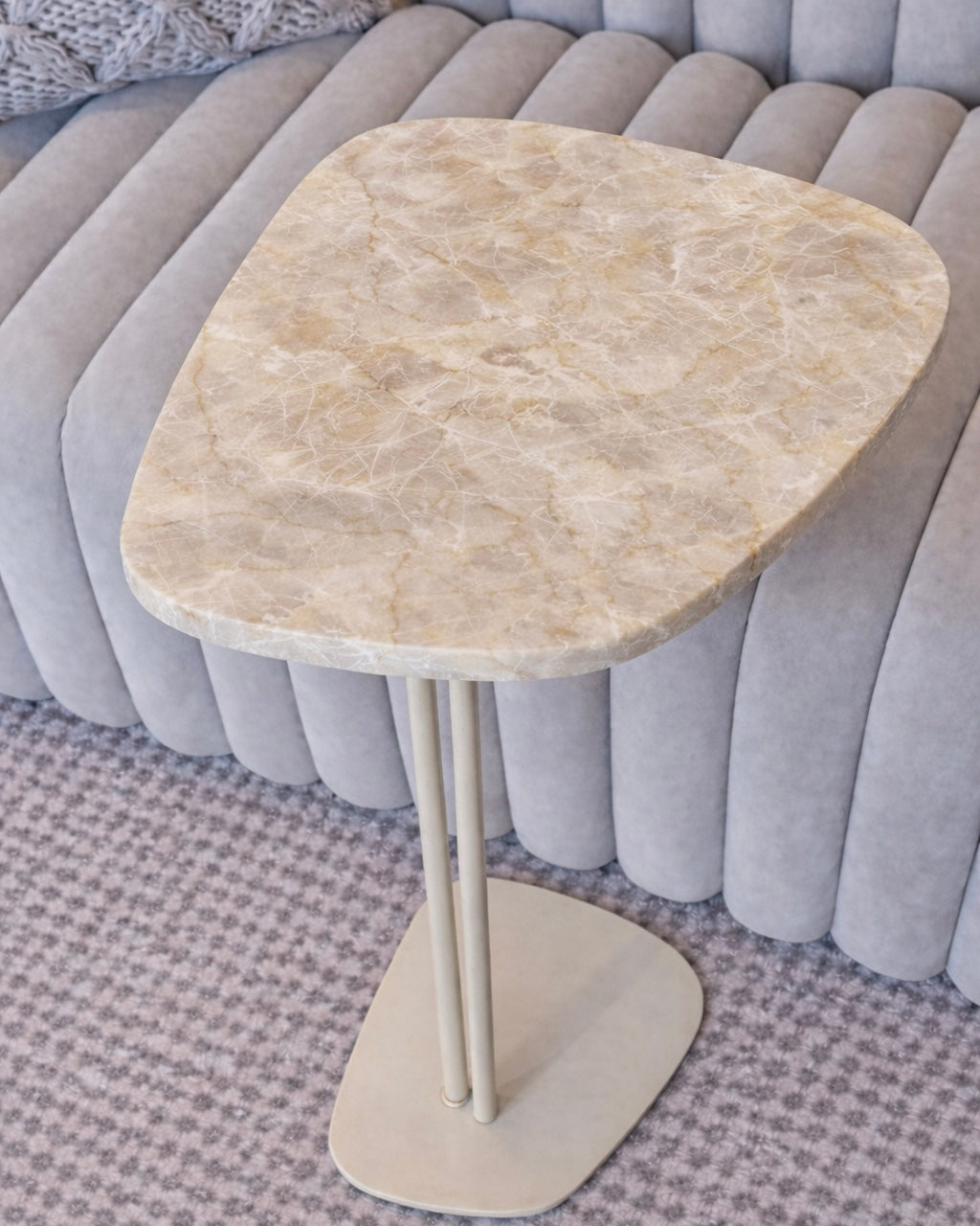 Linha Concha - Quartzito Taj Mahal - Base cor Marfim