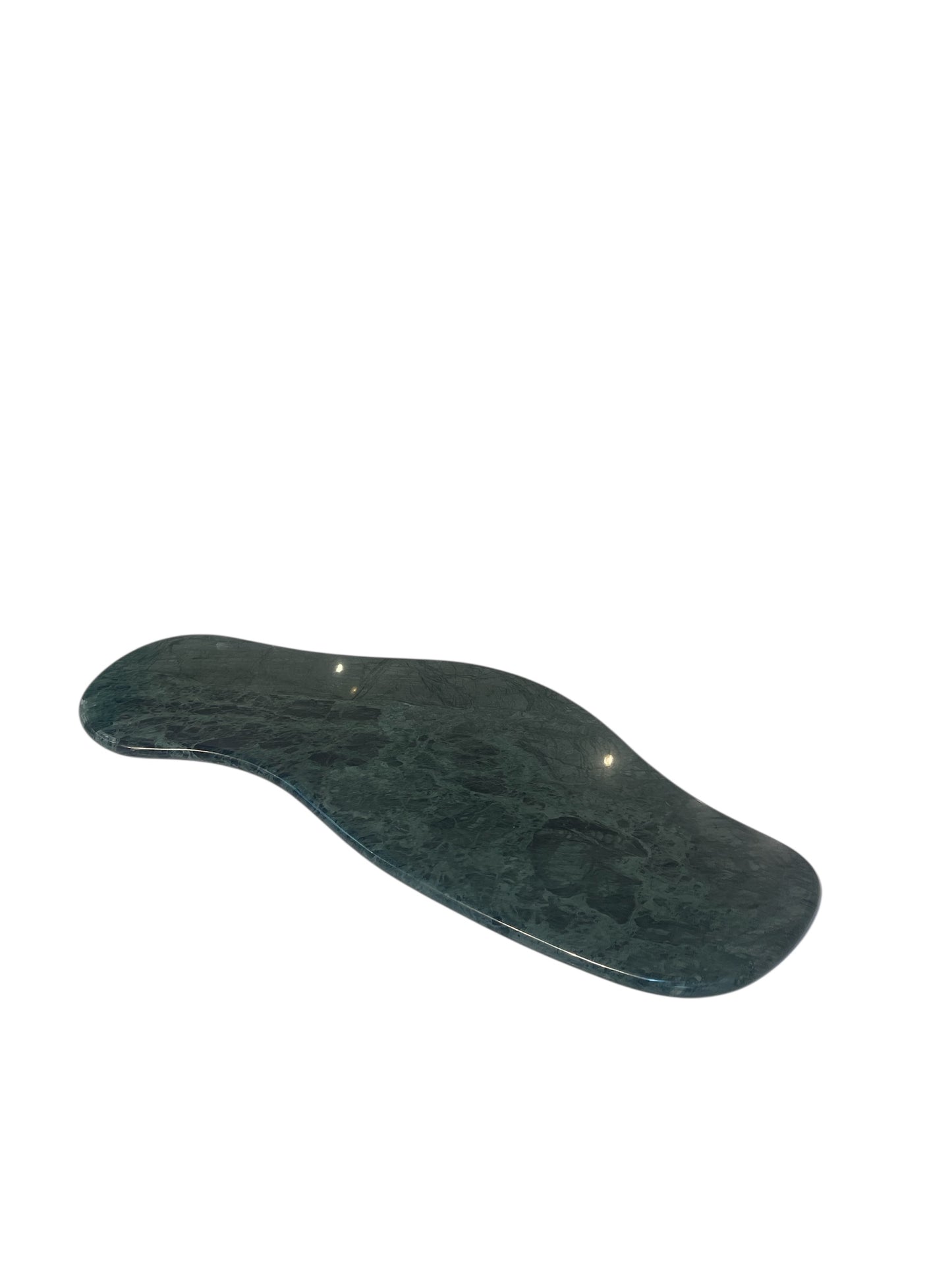 Bandeja Dunas - Mármore Verde Guatemala - 80 x 35 Cm