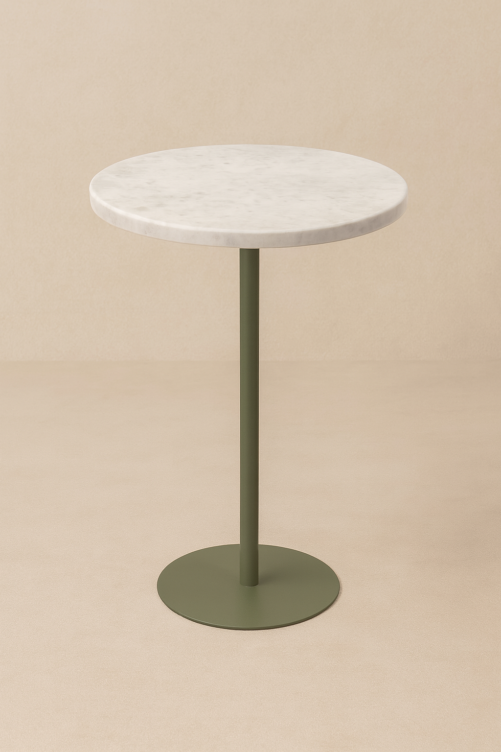 Linha Zera - Mármore Calacatta- Base cor Verde