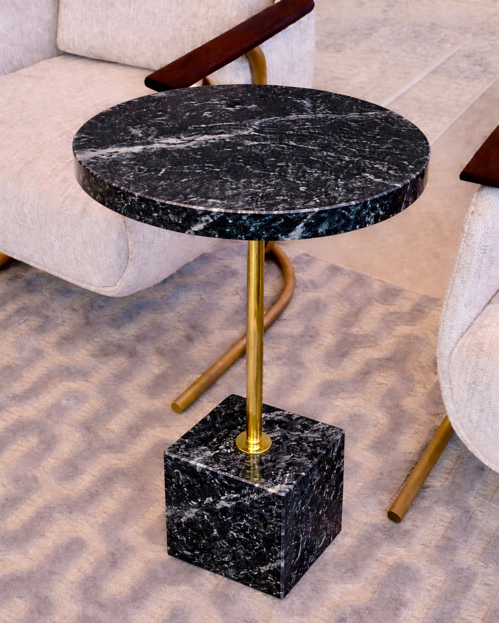 Linha Malbec - Mármore Black Star - Textura Polida ( Com Brilho )