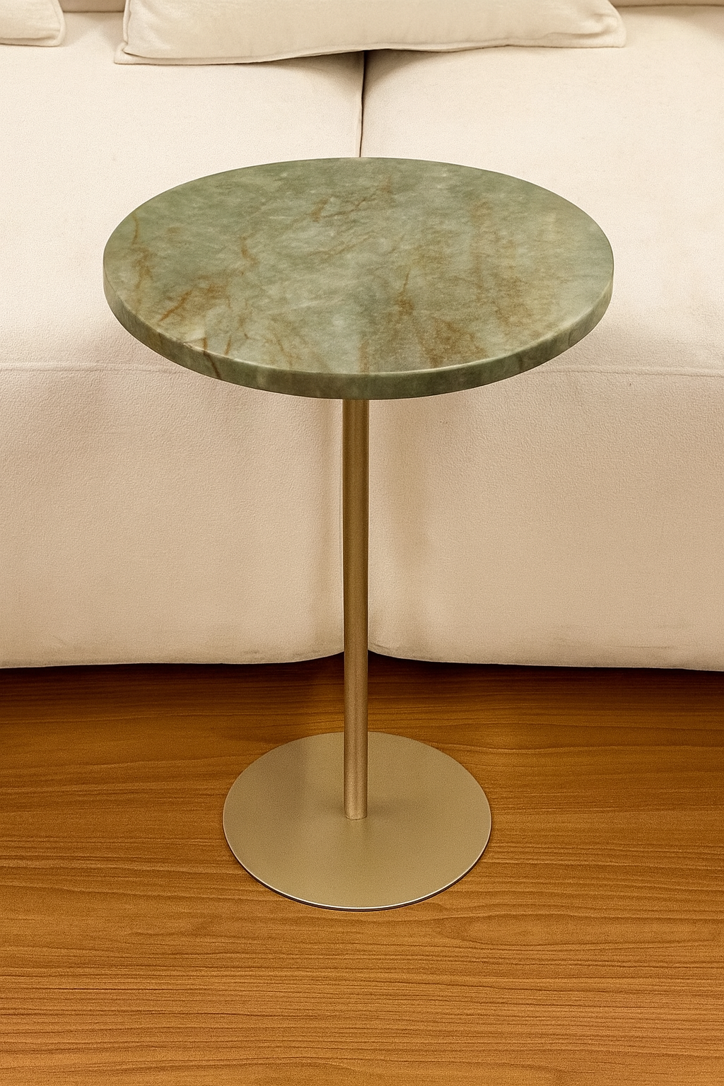 Linha Zera -Quatzito Verde Esmeralda - Base Champanhe