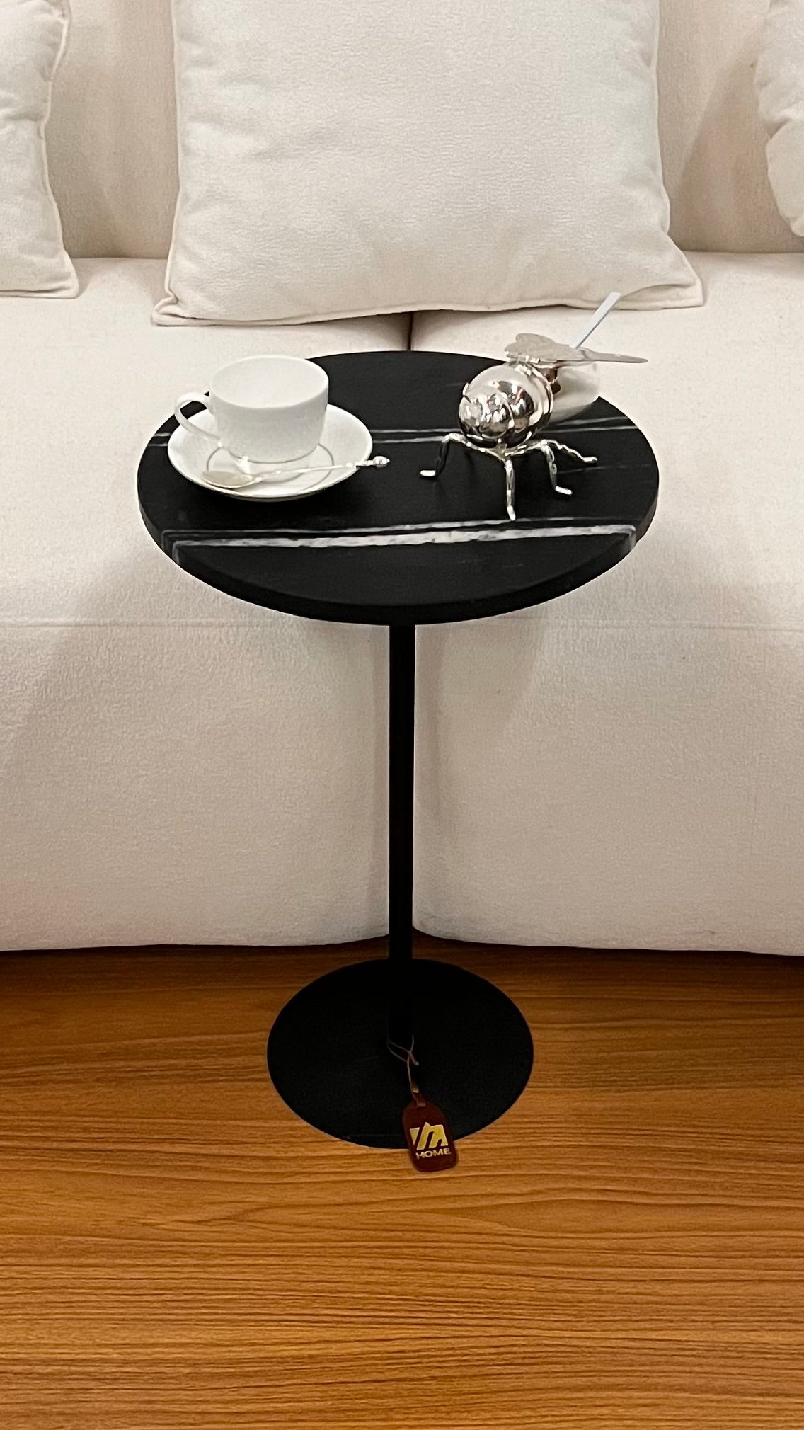 Linha Zera - Mármore Nero Striatto - Base cor Preta