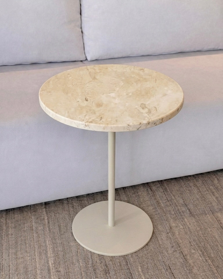 Linha Zera - Mármore Travertino Nacional - Base cor Marfim