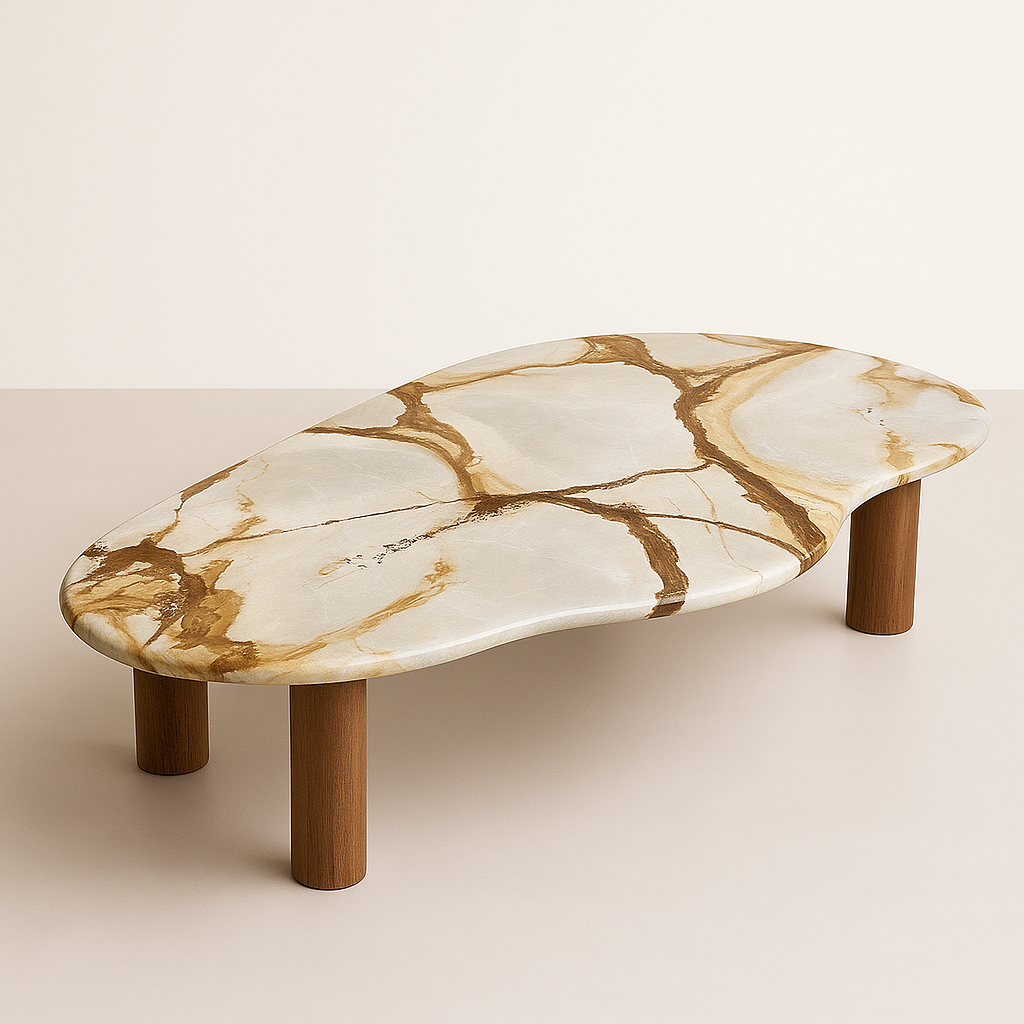 Mesa de Centro - Dunas Quartzito Blue Deep