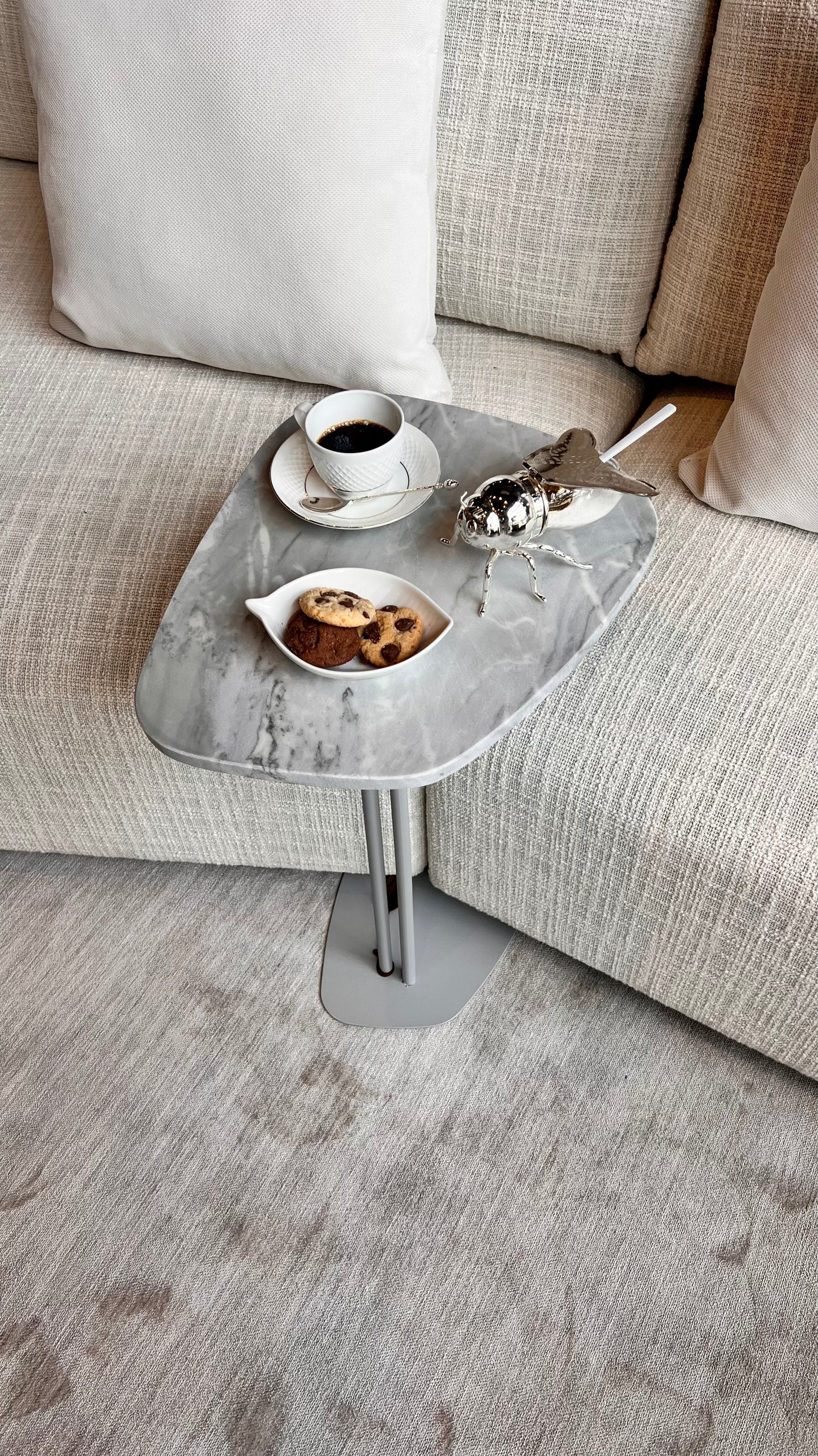 Linha Concha - Mármore Grigio Vulcano