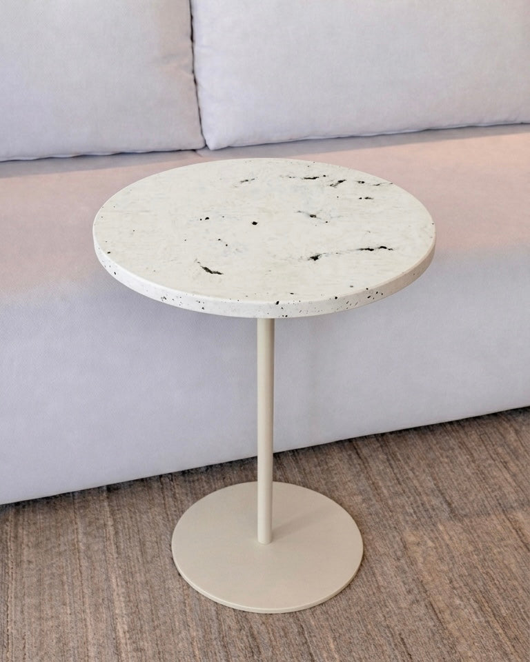 Linha Zera - Mármore Travertino White Cream - Base cor Marfim
