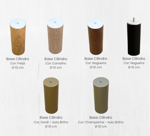 Mesa de Centro Dunas Mármore Calacatta / Base Cilindro Pequena