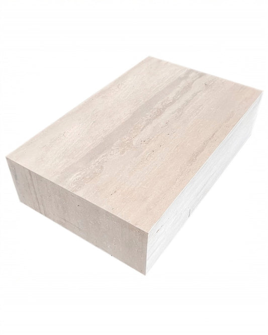 Mesa de Centro - Mármore Travertino Romano - Textura Natural