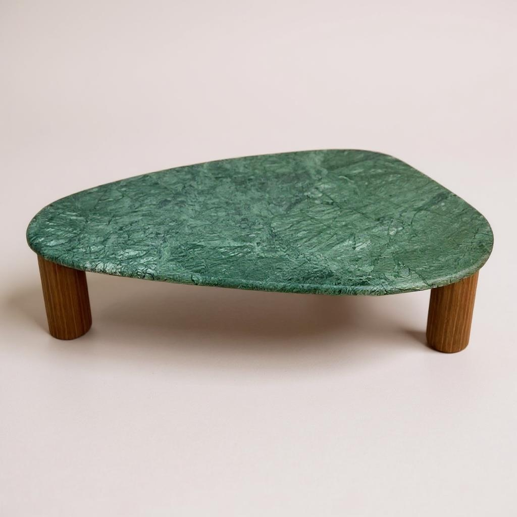 Mesa de Centro - Itália Mármore Verde Guatemala