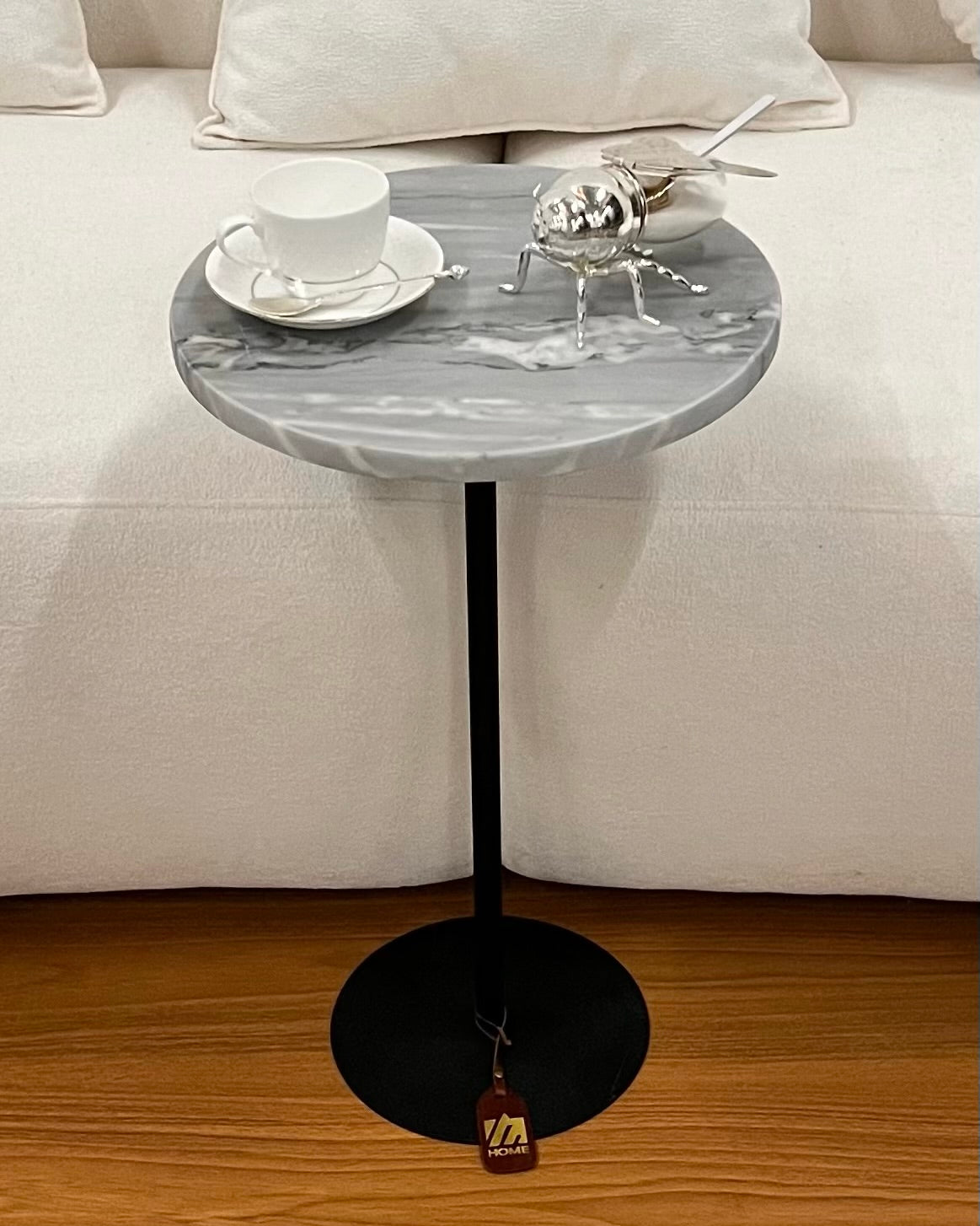 Linha Zera - Mármore Grigio Vulcano ( Textura Levigado Fosco) - Base Cor Preta