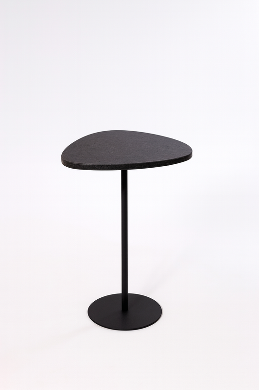 Mesa Lateral - Granito Diamante Negro- Base cor Preta