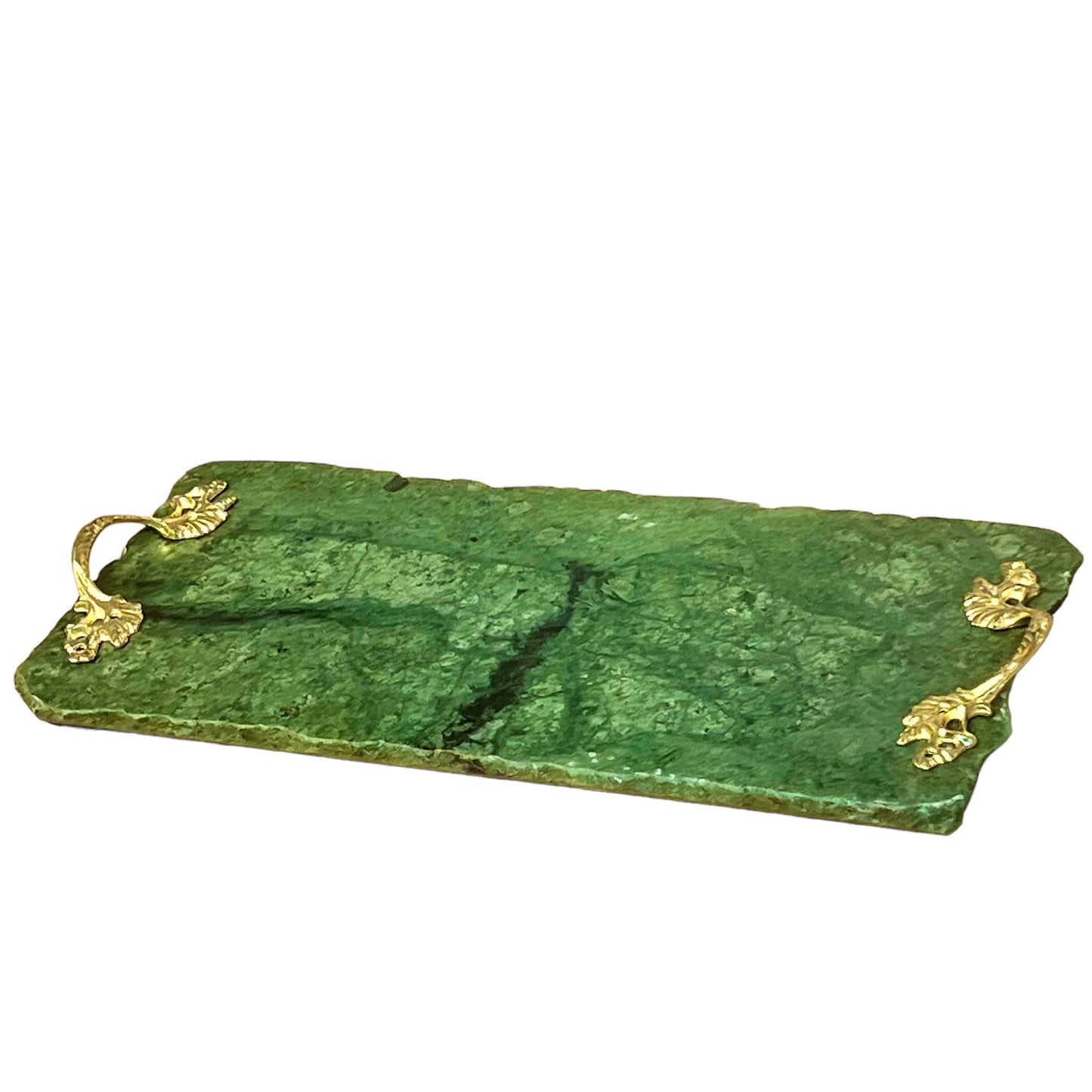 Bandeja Mármore Verde Guatemala 15x30 Cm