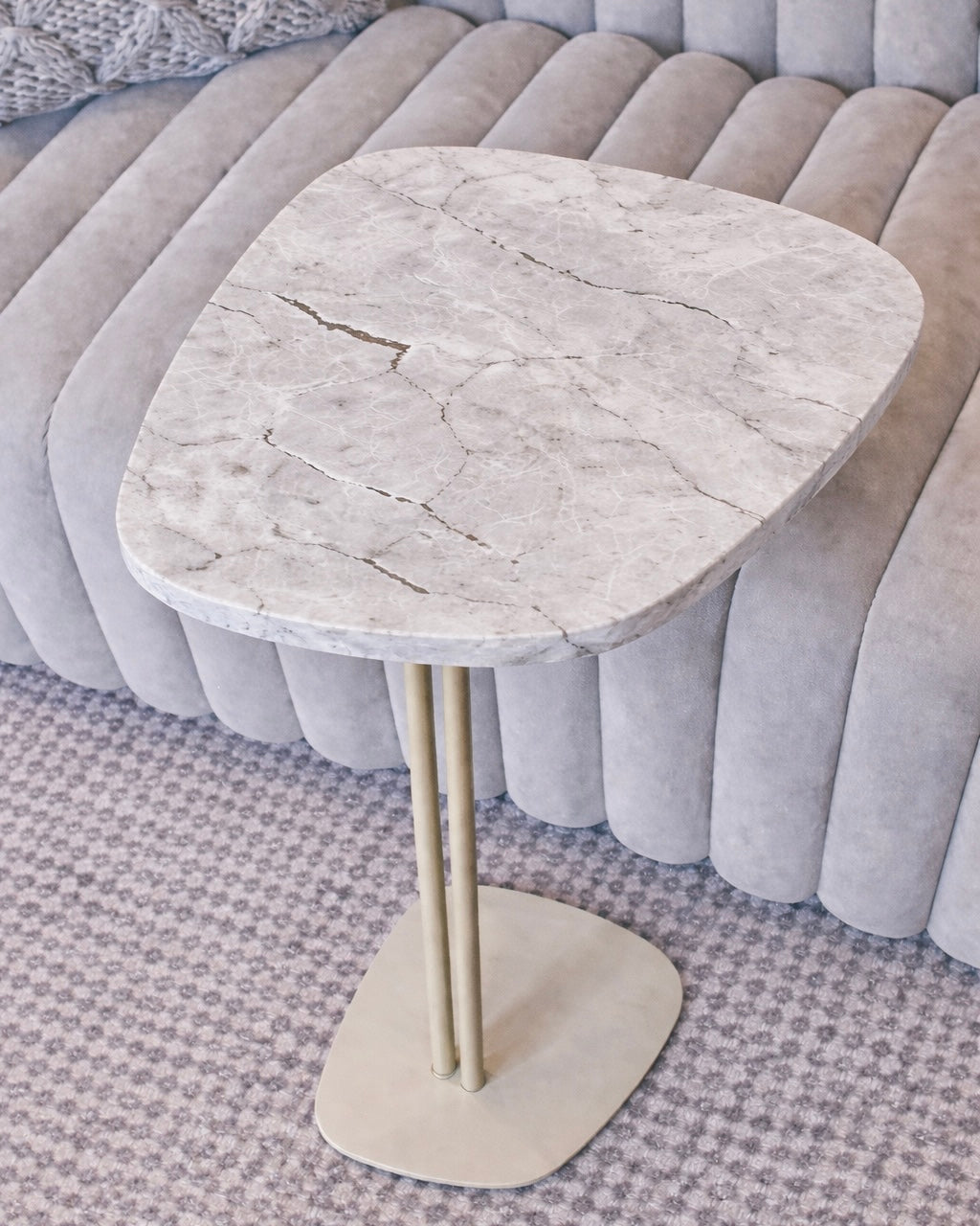 Linha Concha - Mármore Travertino White Cream - Textura Levigado (Sem Brilho)