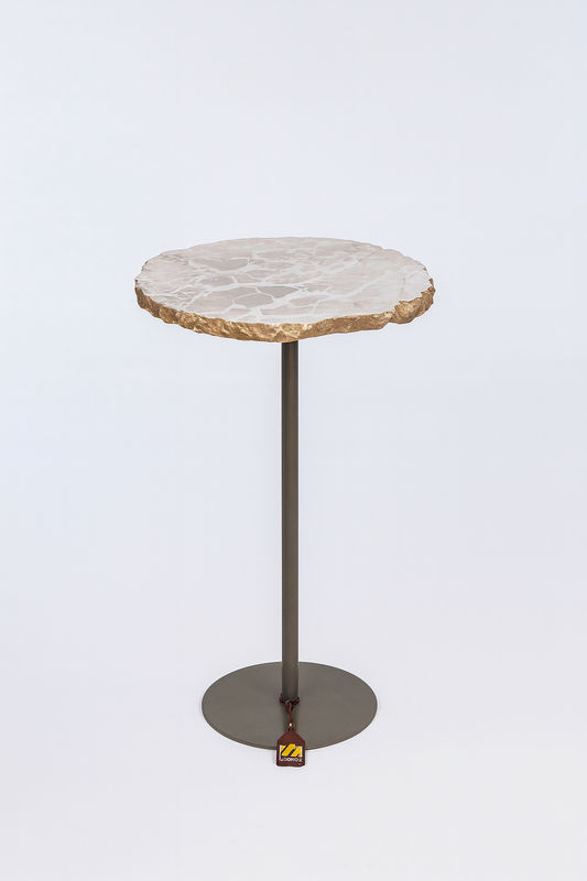 Linha Zera - Mármore Travertino Nacional - Orgânica - Base Cor Fendi