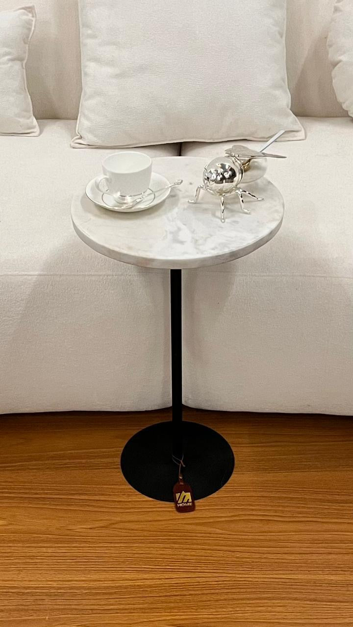 Linha Zera - Mármore Calacatta- Textura Polida ( Com Brilho ) - Base cor Preta