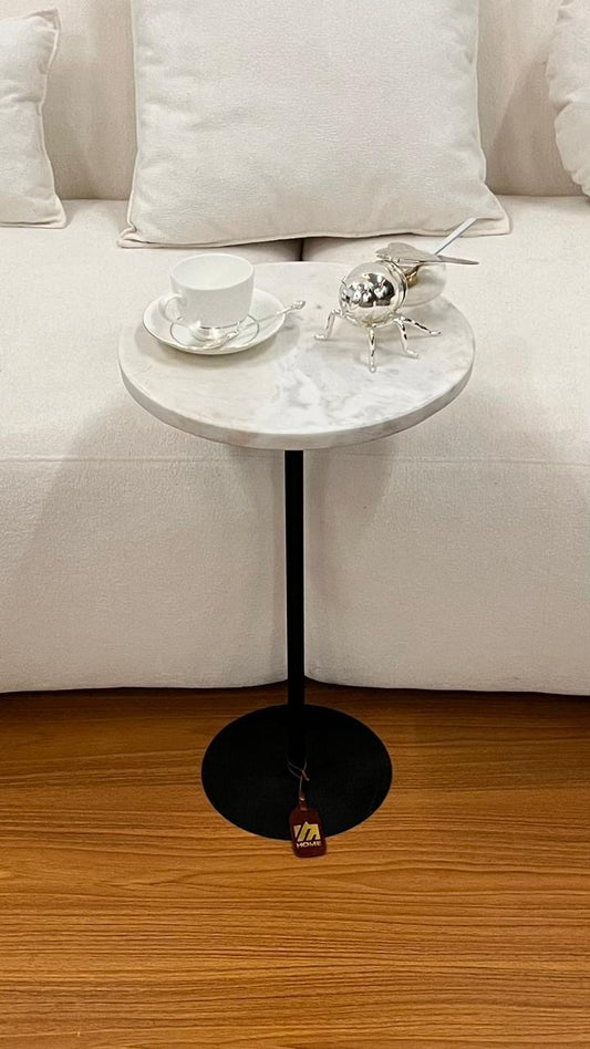 Linha Zera - Mármore Calacatta- Textura Polida ( Com Brilho ) - Base cor Preta