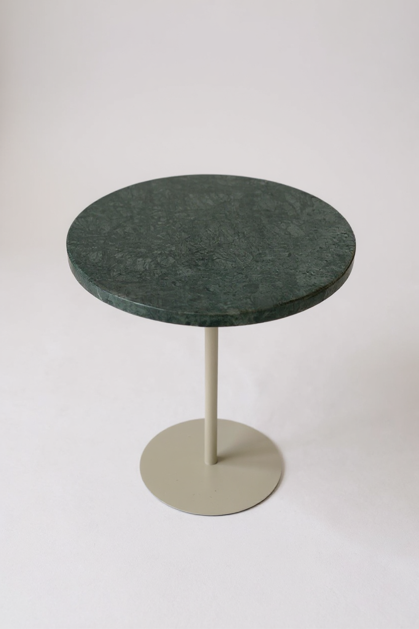 Linha Zera - Mármore Verde Guatemala - Base cor Bege