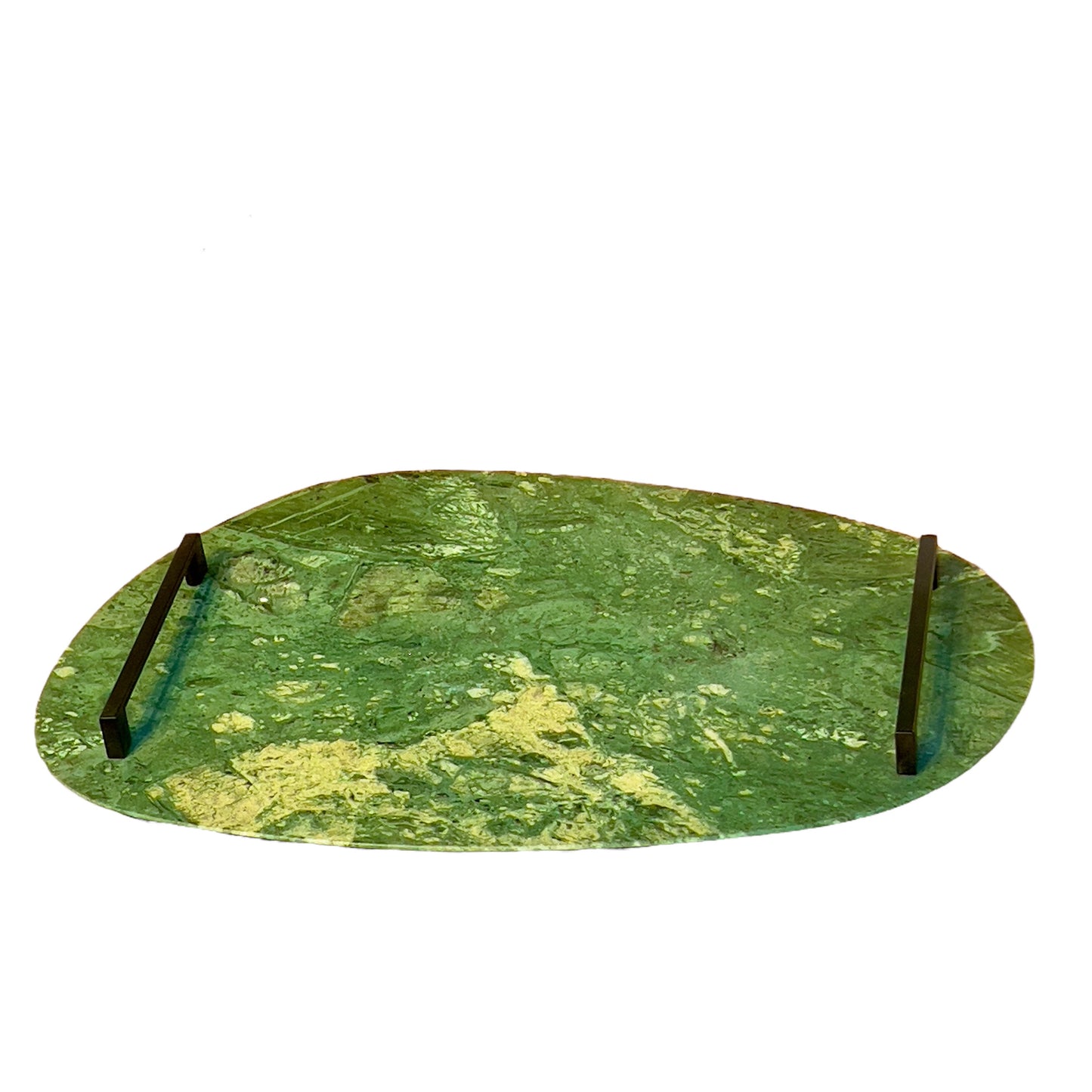 Bandeja Concha Mármore Verde Guatemala 30x44cm