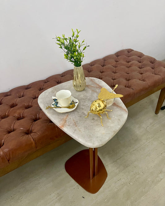 Linha Concha - Quartzito Crytallys Rose  (Polido) - Base cor Rose