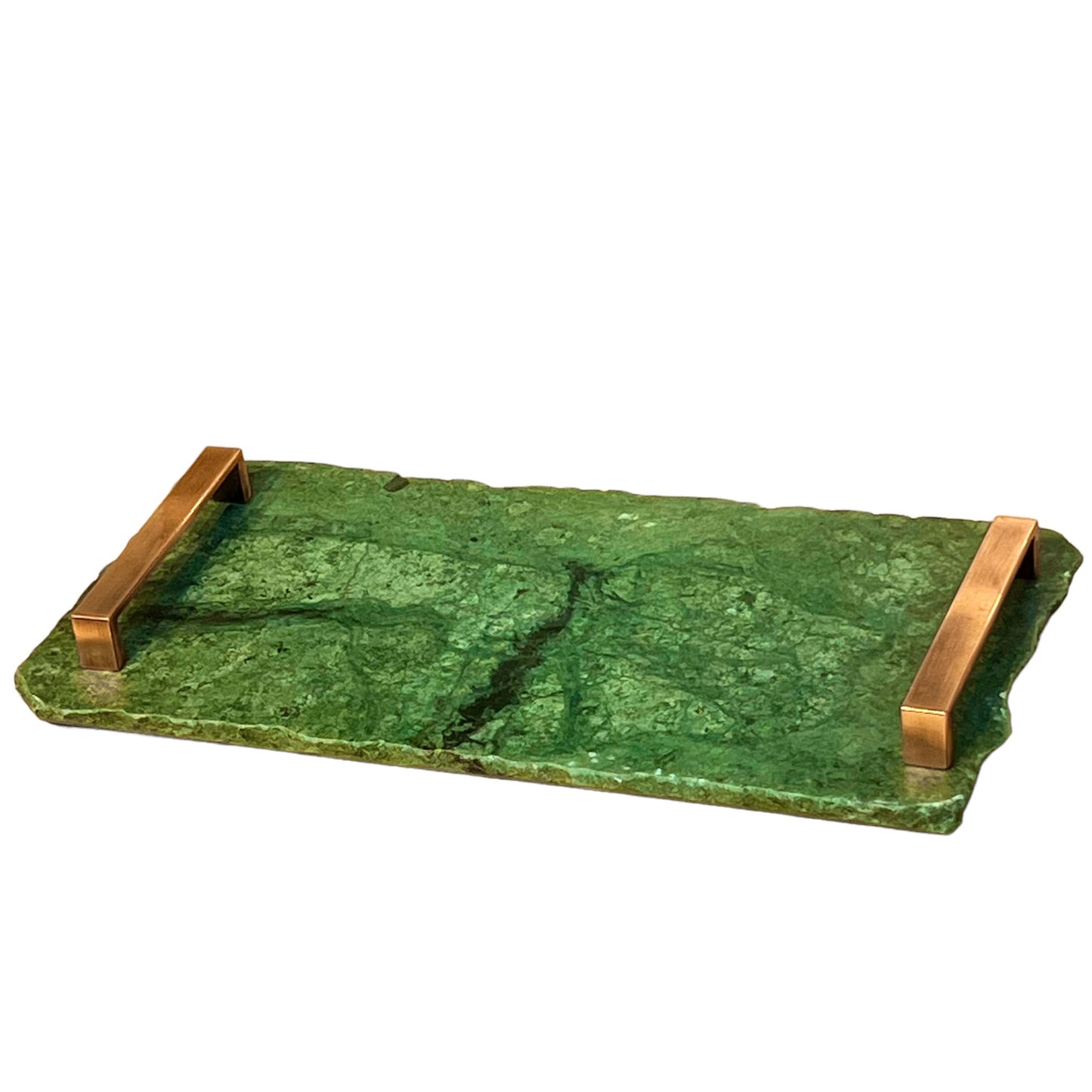 Bandeja Mármore Verde Guatemala 15x30 Cm