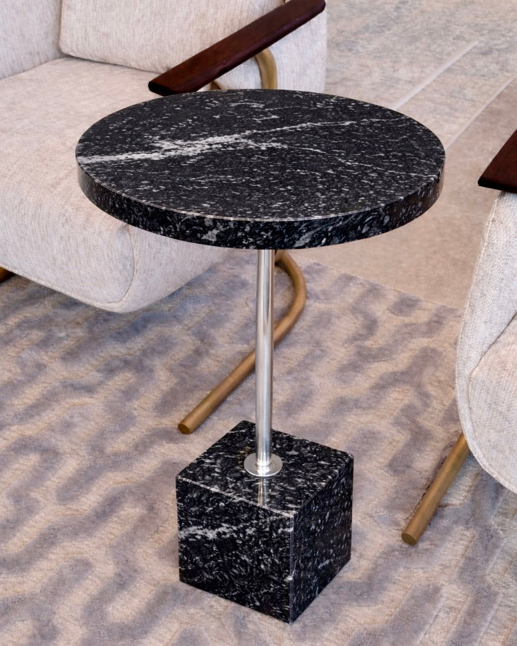 Linha Malbec - Mármore Black Star - Textura Polida ( Com Brilho )