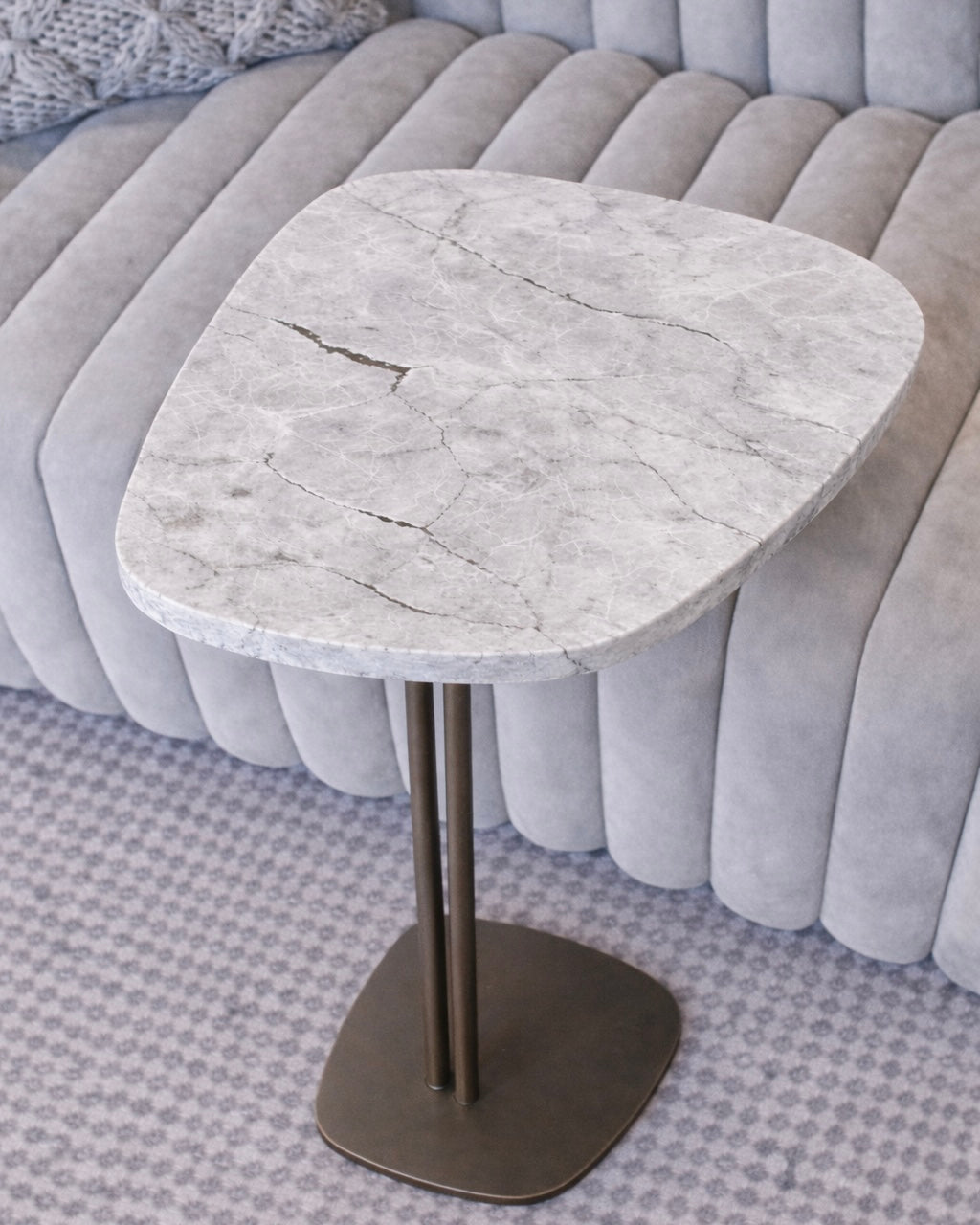 Linha Concha - Mármore Travertino White Cream - Textura Levigado (Sem Brilho)