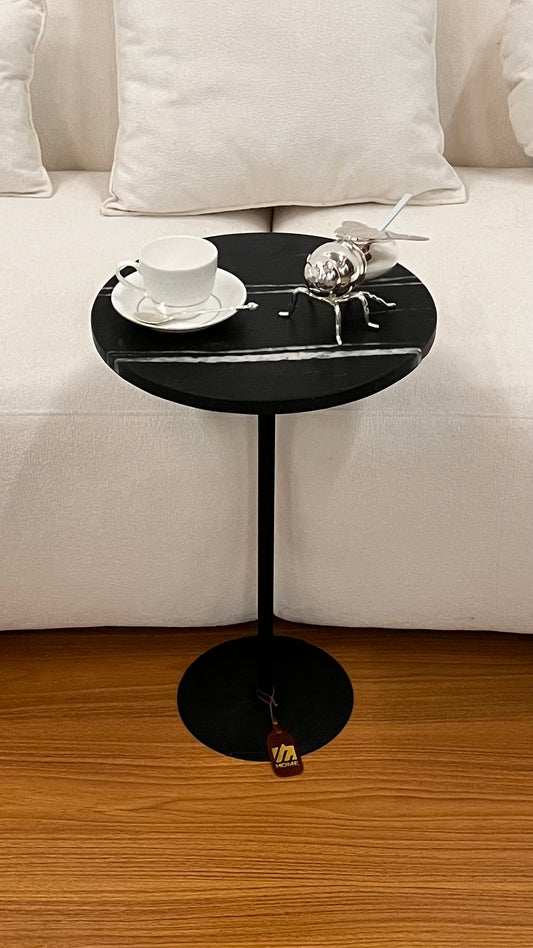 Linha Zera - Mármore Nero Striatto - Base cor Preta