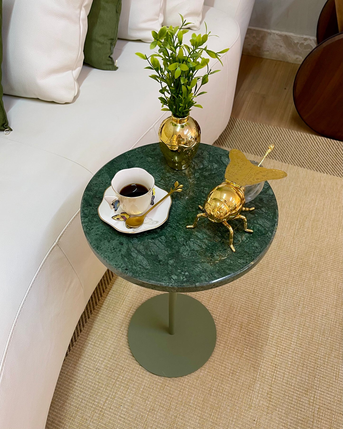 Linha Zera - Mármore Verde Guatemala - Base cor Verde