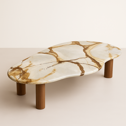 Mesa de Centro - Dunas Quartzito Blue Deep