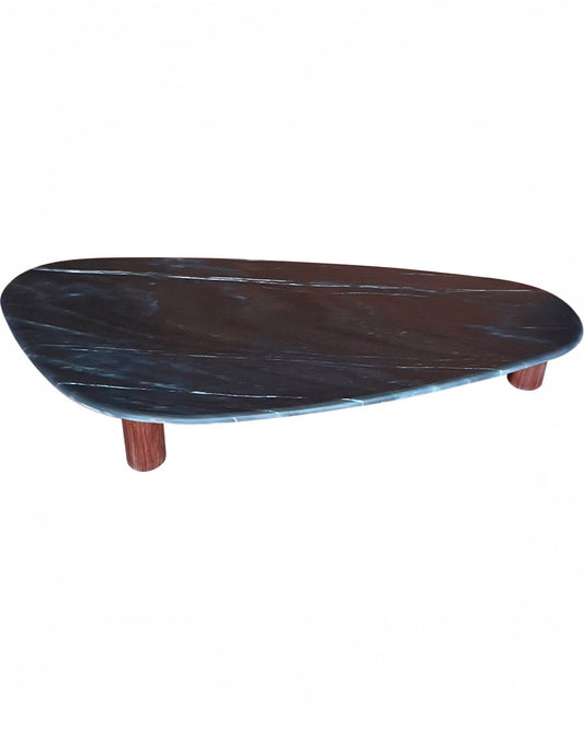 Mesa de Centro -  Itália Mármore Nero Striatto
