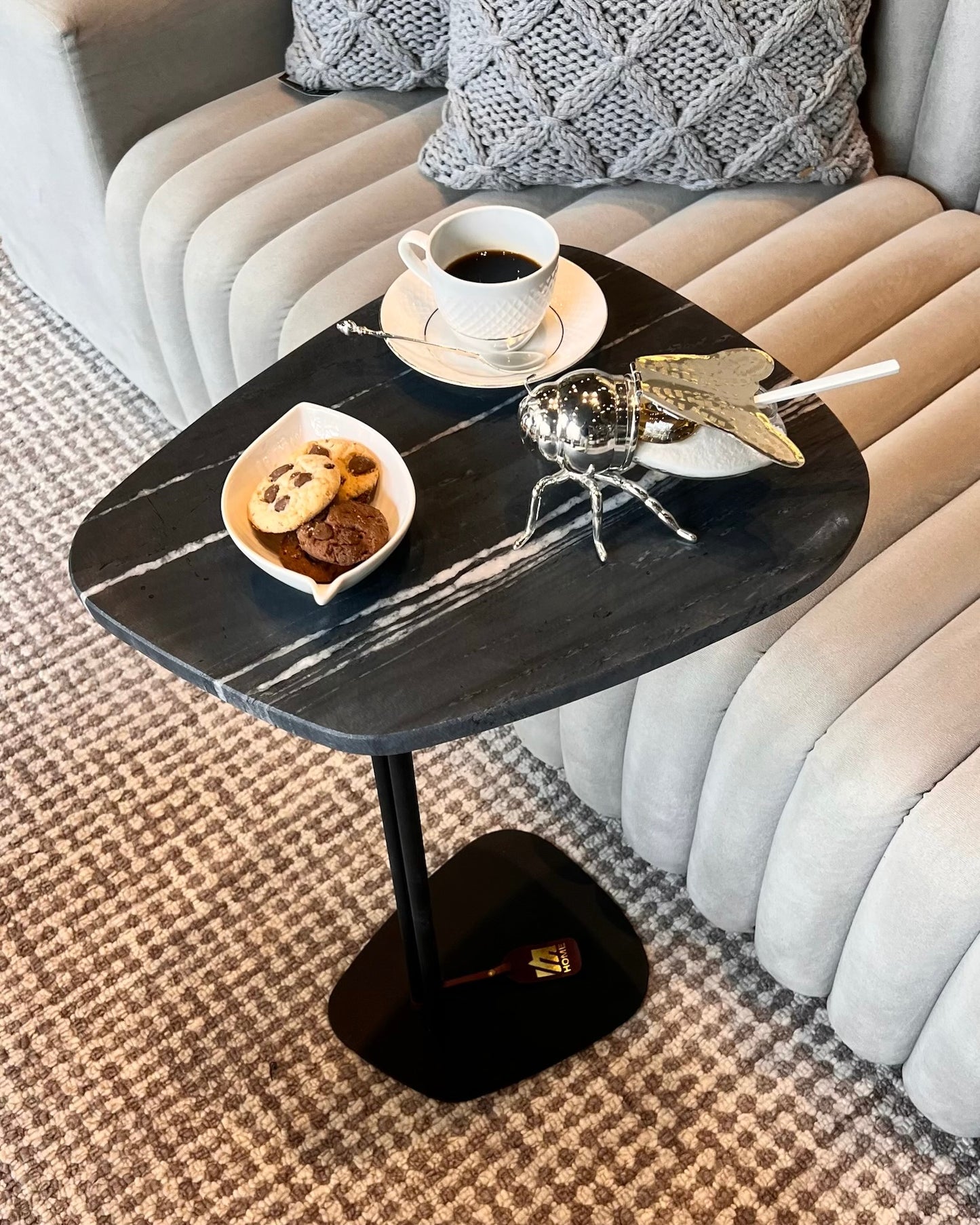 Linha Concha - Nero Striatto (Levigado) - Base cor Preta