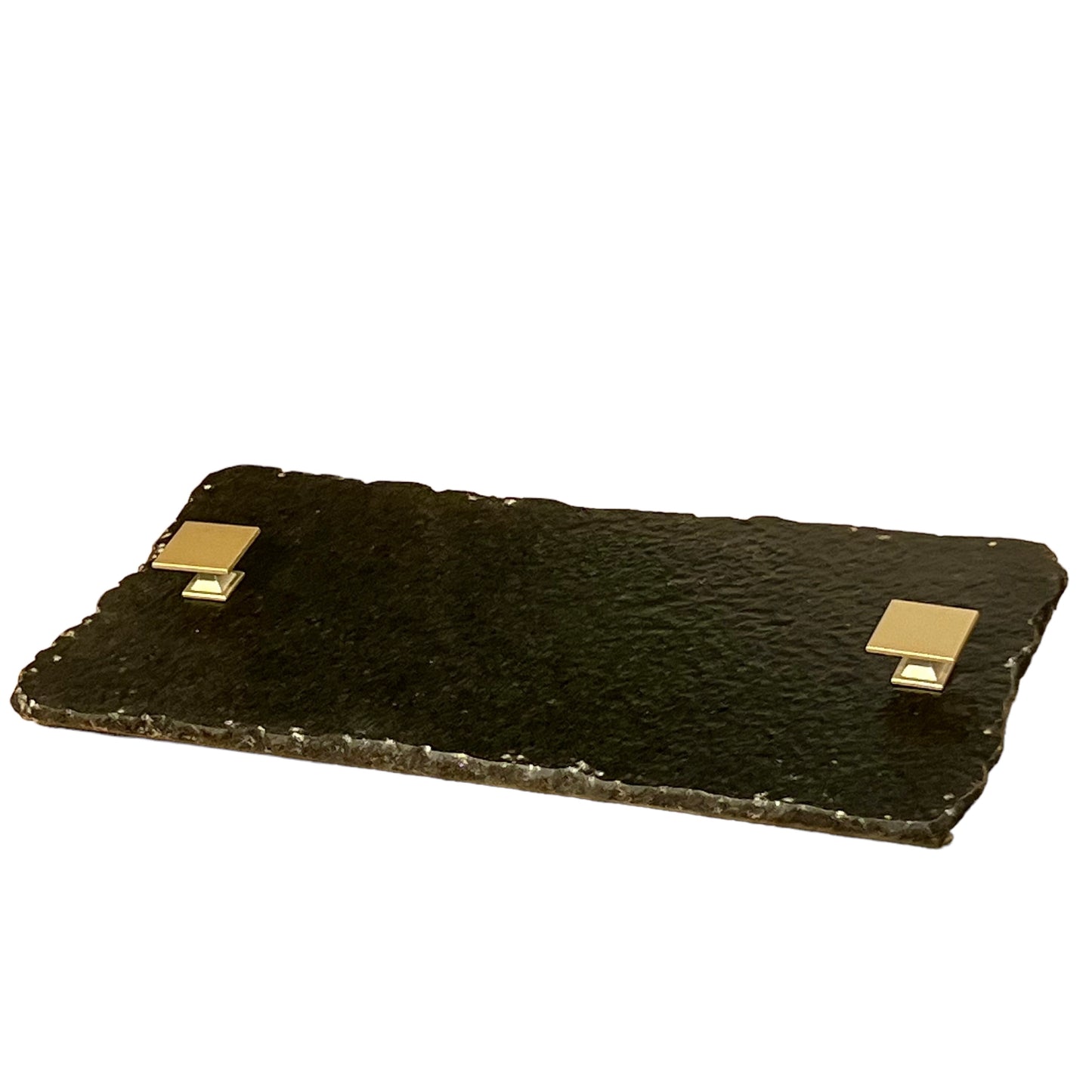 Bandeja Mármore Preto Escovado 20x40