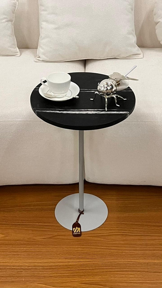 Linha Zera - Mármore Nero Striatto / Textura Levigado (Sem Brilho) - Base cor Cinza
