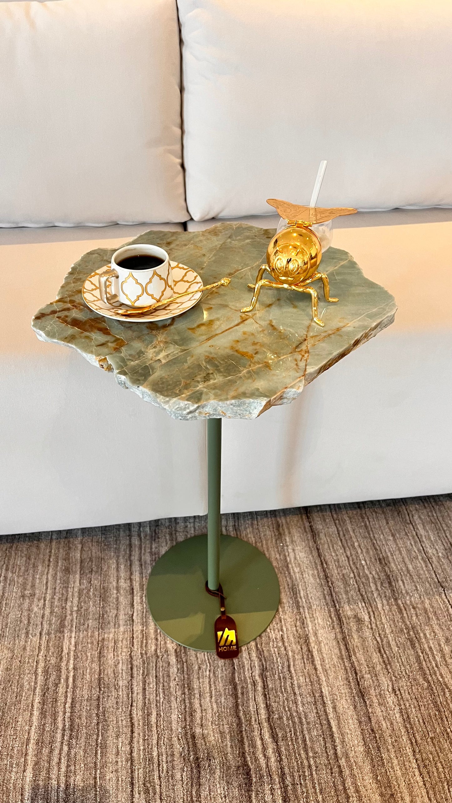 Linha Zera Orgânica -Quatzito Verde Esmeralda - Base cor Verde