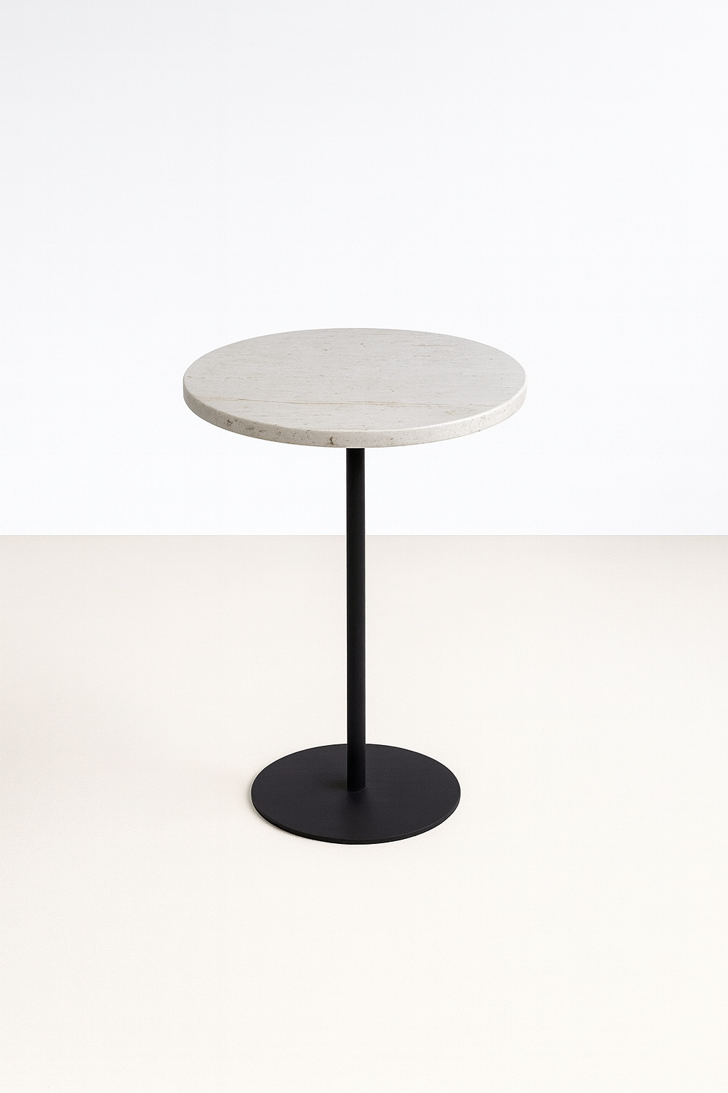 Linha Zera - Mesa Lateral Quartzito Grey Noble