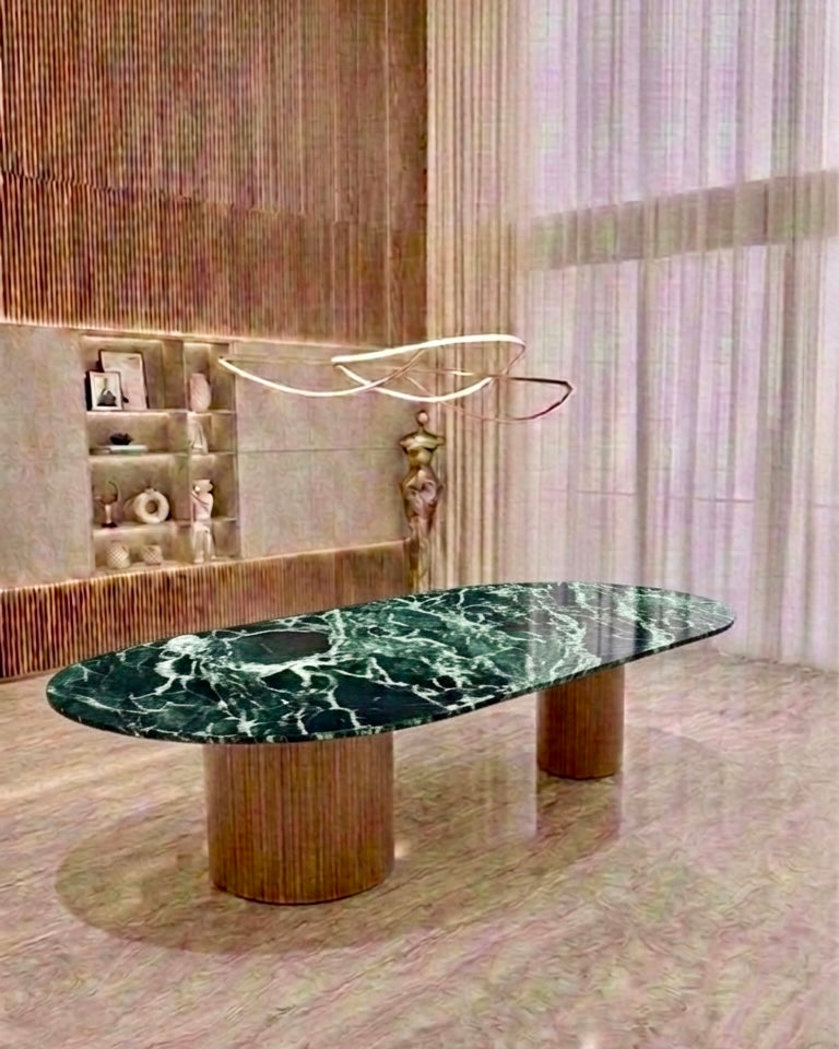 Mesa de Jantar Wine Quartzito Perla Vinhedo