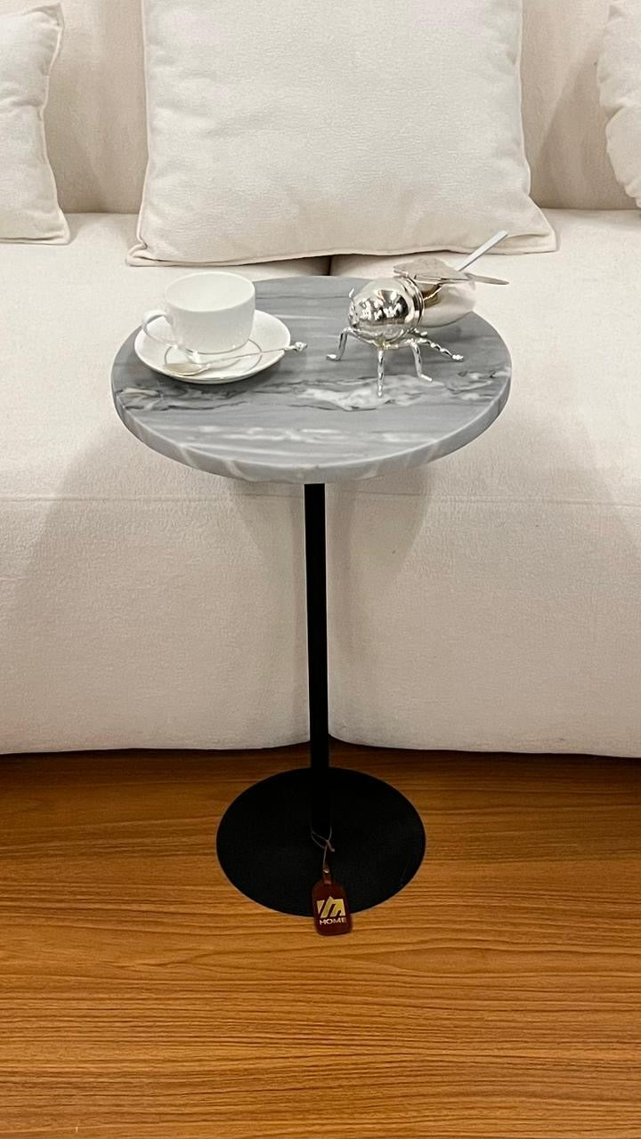 Linha Zera - Mármore Grigio Vulcano ( Textura Levigado Fosco) - Base Cor Preta