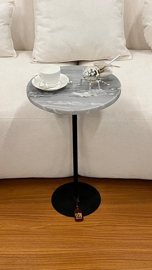 Linha Zera - Mármore Grigio Vulcano ( Textura Levigado Fosco) - Base Cor Preta