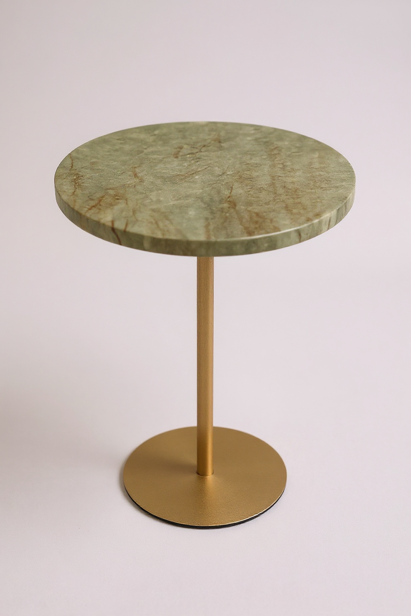 Linha Zera -Quatzito Verde Esmeralda - Base Champanhe