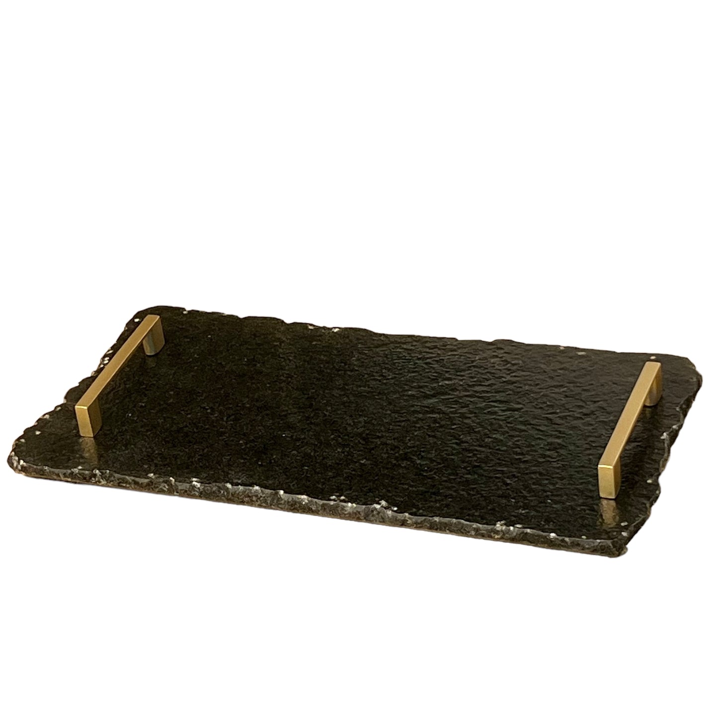 Bandeja Mármore Preto Escovado 20x40