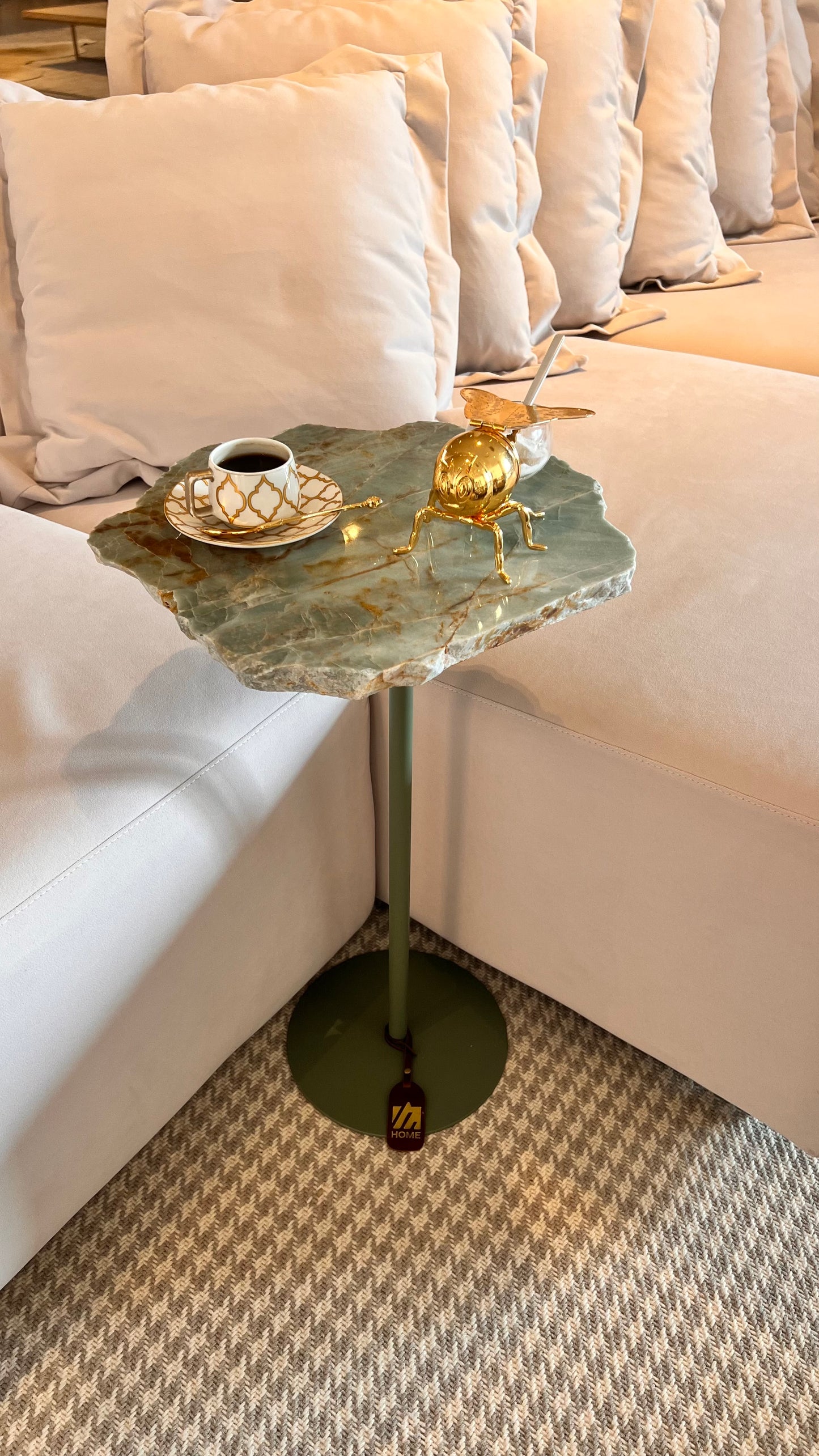 Linha Zera Orgânica -Quatzito Verde Esmeralda - Base cor Verde