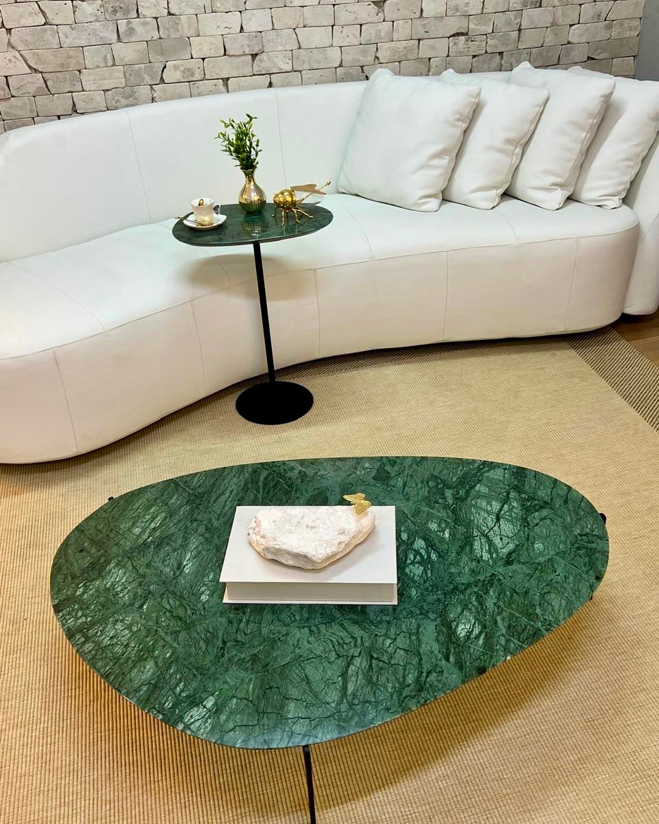Mesa de Centro Versátille Mármore Verde Guatemala