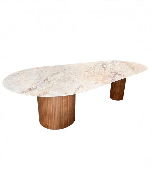 Mesa de Jantar Wine Quartzito Perla Vinhedo
